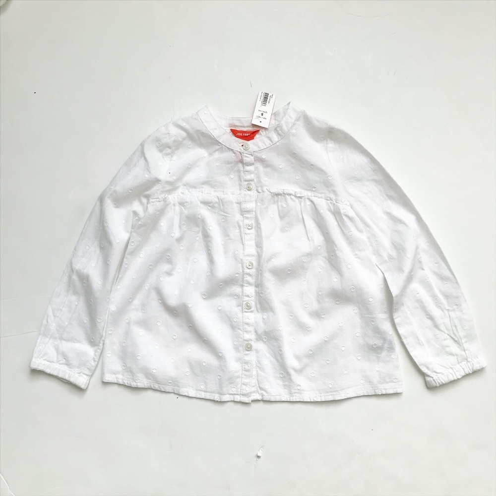 Joe Fresh NWT White button up blouse 5T